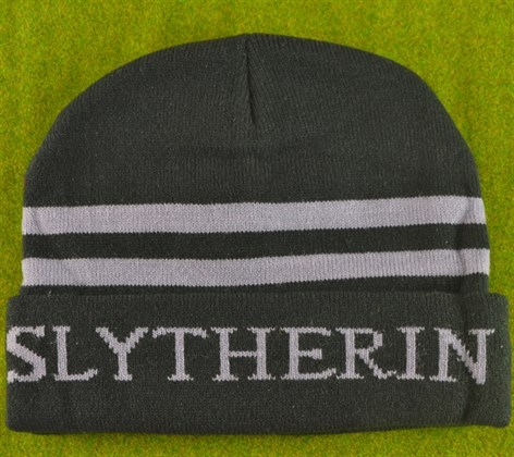 Шапка с надписью Slytherin - фото 9841